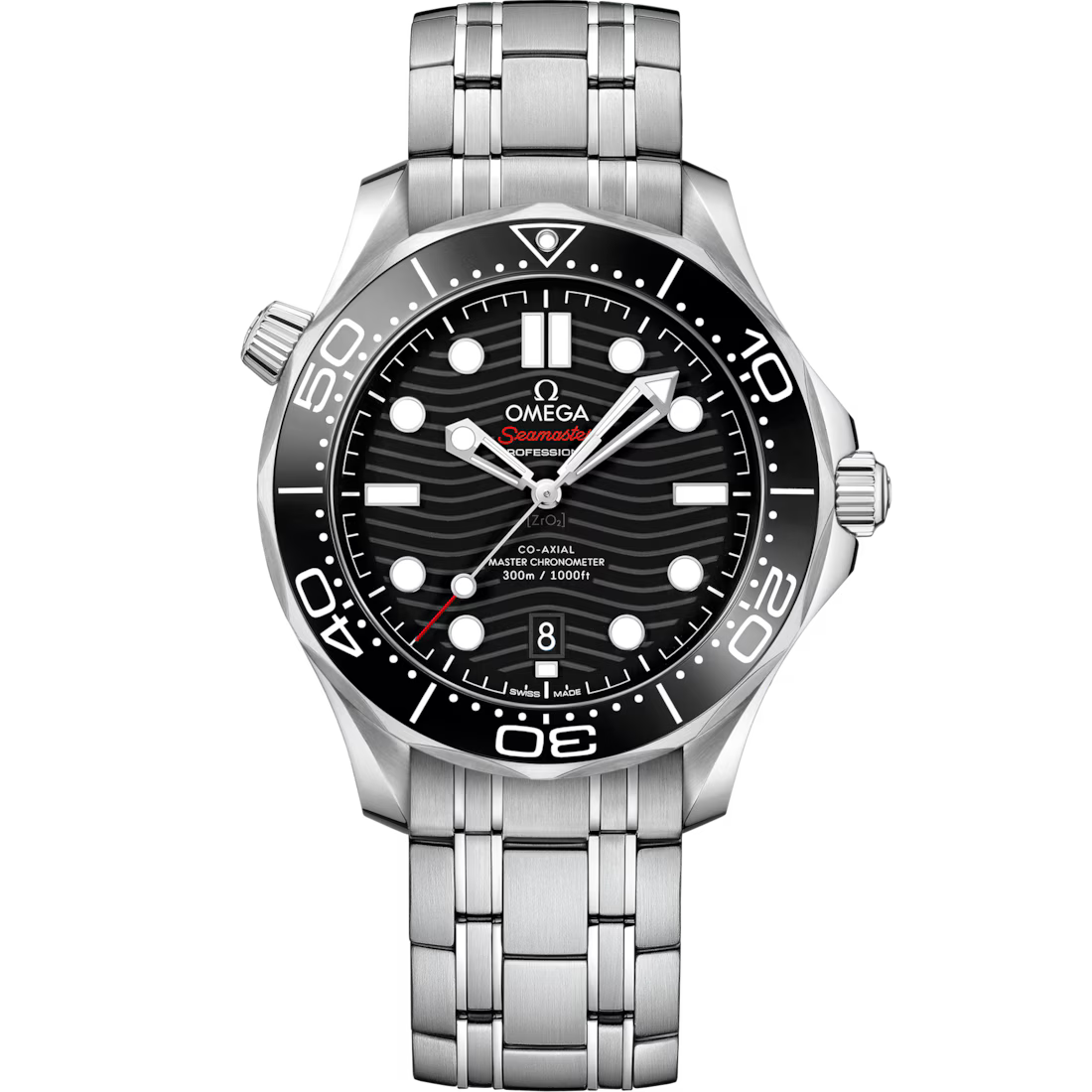 Seamaster Diver 300M 42 mm, steel with steel